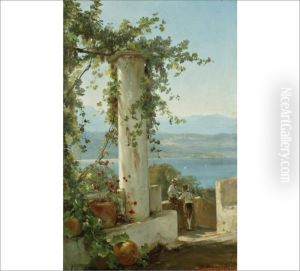Summer In Italy by Fjodor Andrejevitj Bronnikov