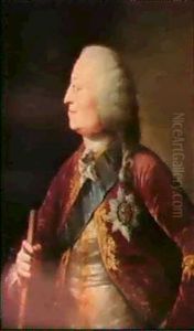 Portrait Of King George Ii by Thomas Worlige