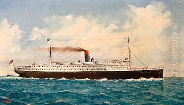 The "s.s. City Of Chattanooga" At Sea - view 1