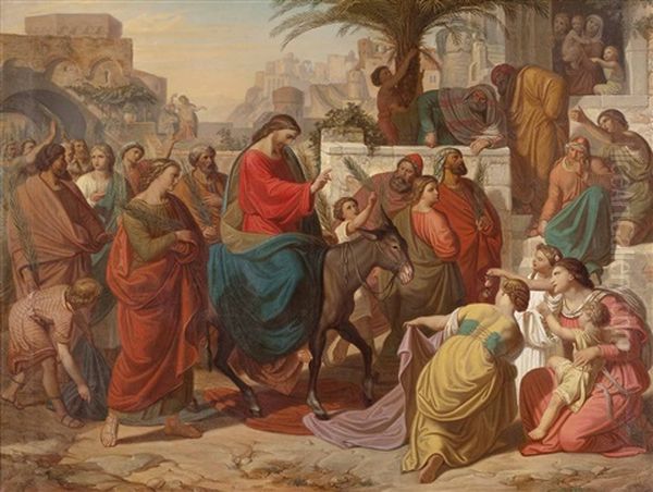 Der Einzug Christi In Jerusalem - view 1
