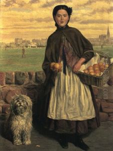 The Orange Seller by Joseph Edward Worrall