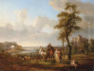 Paesaggio Con Cavalieri