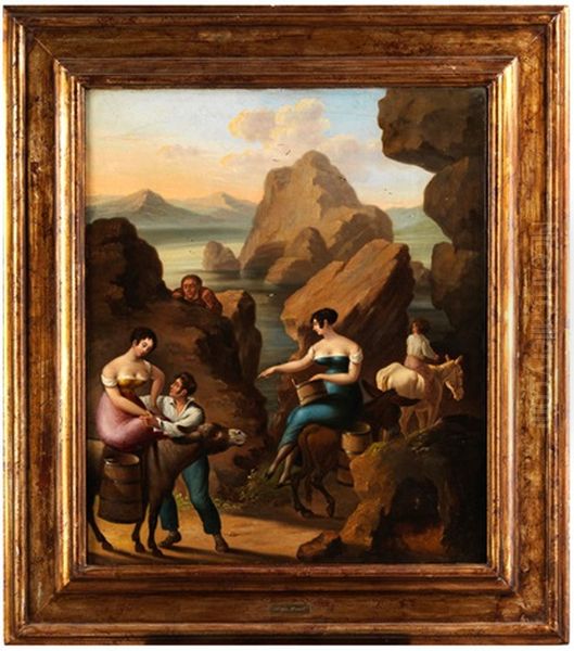 Kustenlandschaft Mit Reiterinnen - view 1