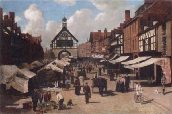 Market Day, Bridgnorth, Shropshire - view 1