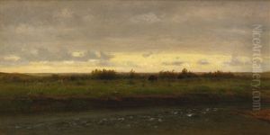 Evening Along The Platte River by Thomas Worthington