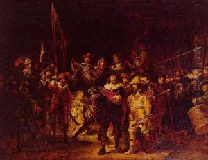 The Company Of Captain Frans Banning Cocq And Lieutenant Willem Van Ruytenburch, The Night Watch
