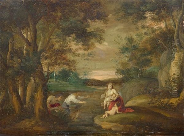Latona And The Lycian Peasants - view 1