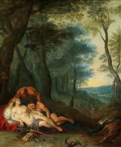 A Satyr Observing A Sleeping Nymph
