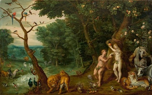 Paradise Landscape With The Fall Of Man - view 1