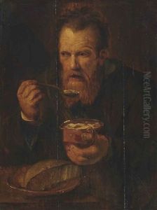 An Old Man Eating An Old Man Eating