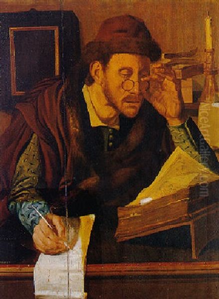 A Scholar In His Study - view 1