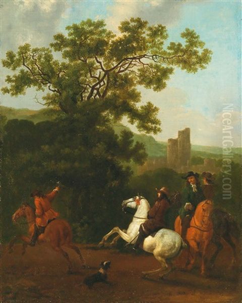 A Landscape With Horsemen - view 1