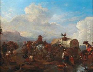 Journeymen With A Horse-drawn Cart