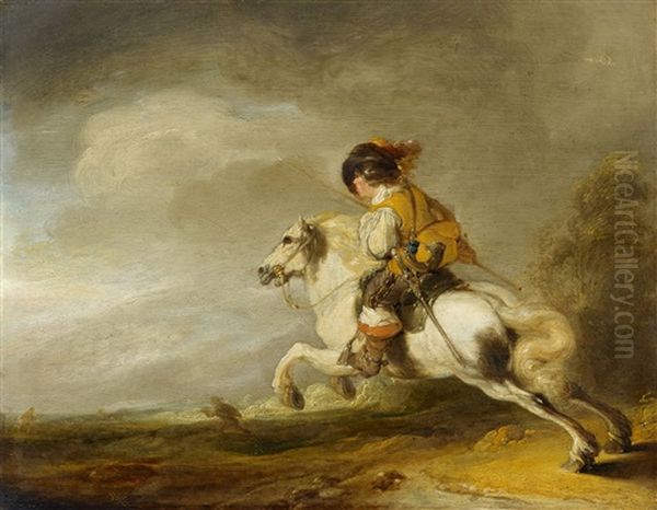 Rider In A Landscape - view 1