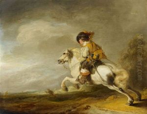 Rider In A Landscape by Pieter Wouwerman