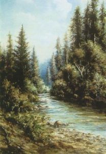 Stream Through The Wood by Cory Bernice Wright