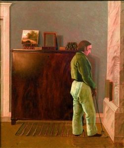 In Front Of The Stove by Ferdinand von Wright