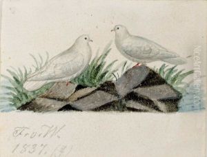 Pigeons by Ferdinand von Wright