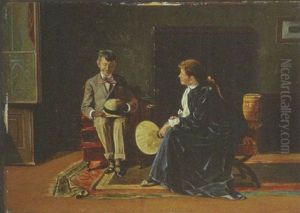 The Bashful Suitor by George W. Wright