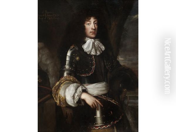 Portrait Of A Gentleman, Said To Be James Fitzjames, Duke Of Berwick, Three-quarter-length, In Armour - view 1