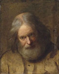 Head Study Of A Bearded Man