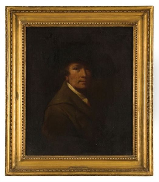 Self-portrait In A Brown Coat - view 1