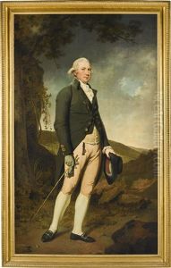 Portrait Of Susannah Arkwright, Mrs Charles Hurt (1762-1835) And Her Daughter Mary Anne; Portrait Of Charles Hurt Of Wirksworth (1758-1834)