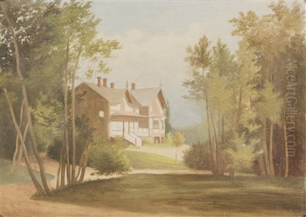 Untitled  (house Among Trees) - view 1