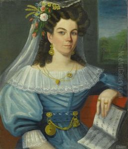 Portrait Of Eliza Jamison Of Virginia