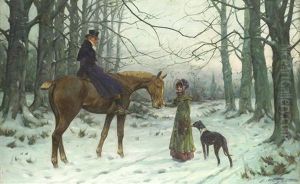 A Chance Encounter; Going Away, A Pair by George Wright