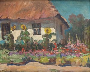 Garden In The Summer by Eugeniusz Wrzeszcz