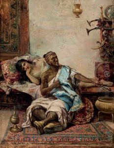 Escena De Serrallo by Manuel Wssel De Guimbarda