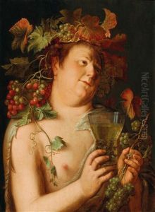 Bacchus by Joachim Anthonisz Wtewael