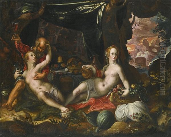 Lot And His Daughters - view 1