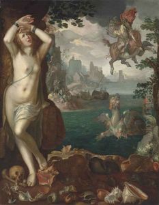 Perseus And Andromeda by Peter Wtewael