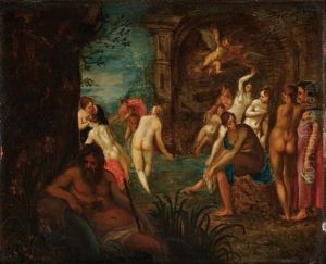Diane Et Acteon by Peter Wtewael