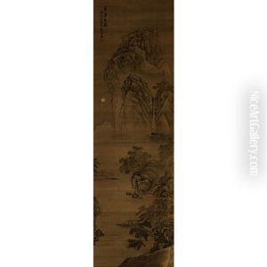 A Chinese Painting Of Landscape A Chinese Painting Of Landscape
