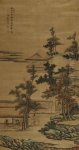 A Chinese Painting Of Landscape A Chinese Painting Of Landscape