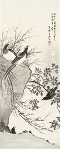 Birds On Rock After Song Artists by Wu Qinmu