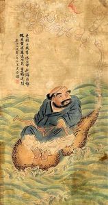 A Fine Chinese Painting Attributed To Wu Shixian A Fine Chinese Painting Attributed To Wu Shixian