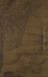 Scholar Appreciating Plum Blossom by Wu Wei