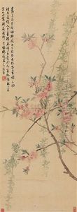 Peach Blossoms And Willows by Wu Xizai