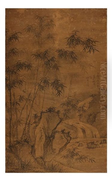 Bamboo Ink On Silk - view 1