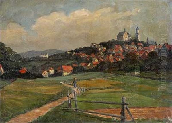 Blick Auf Das Sommerliche Kronberg - view 1
