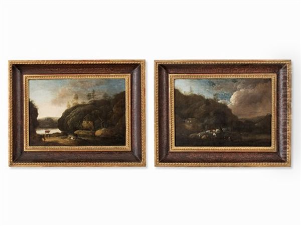 Pair Of Landscapes - view 1