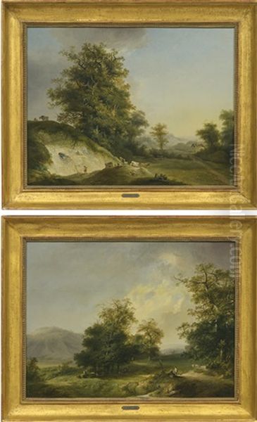 Wsteinbruch Ideallandschaft Mit Figuren (2 Works) - view 1