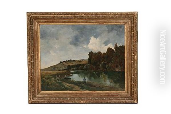 Figures By A River - view 1