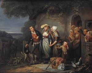 The Bridal Couple Bids Farewell