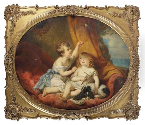 Siblings With Their Pets - view 1