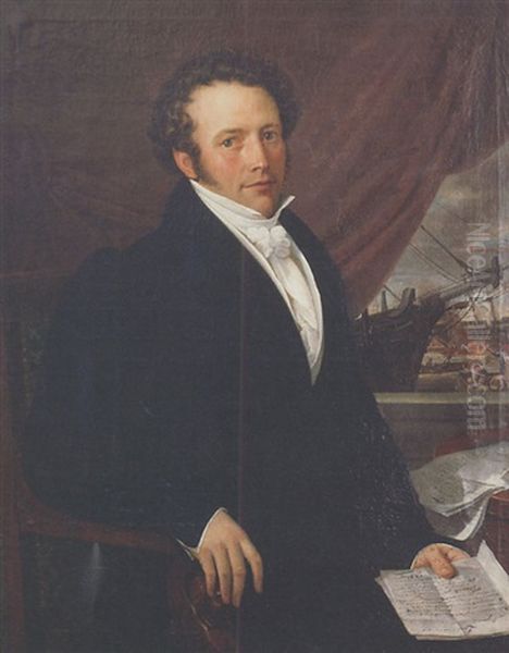Portrait Of A Gentleman, A Harbour Beyond - view 1